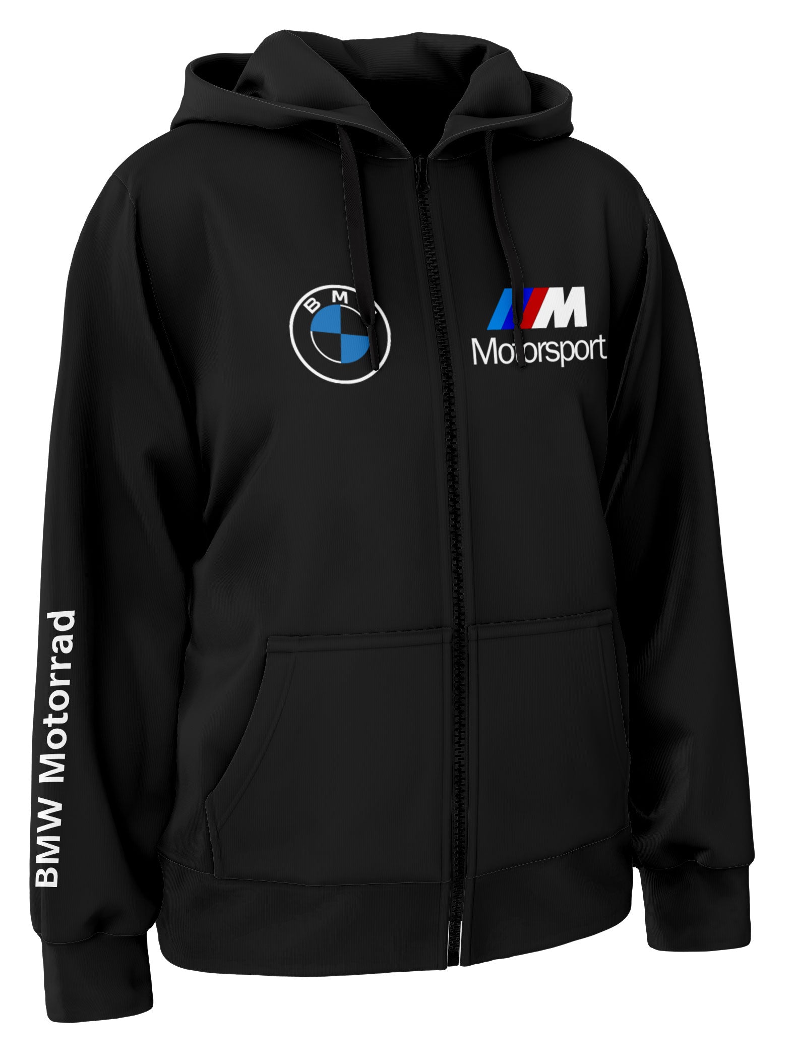 BMW Motorrad Zipper Hoodie | BMW Hoodie - BMW Jacket - Bmw Apparel