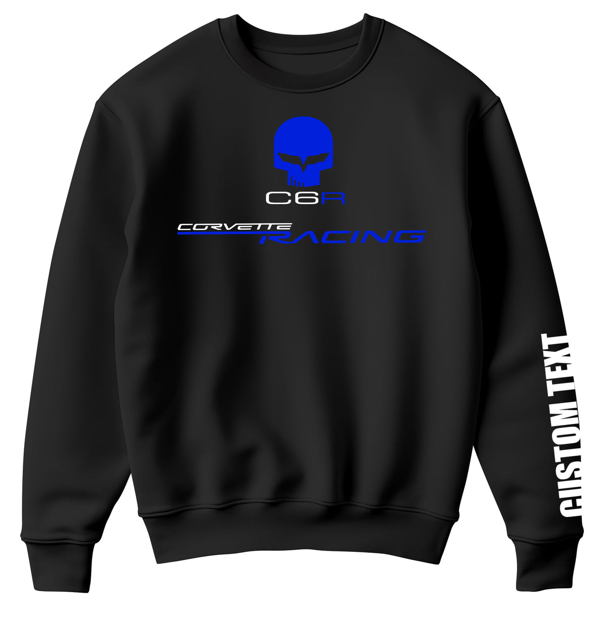 Corvette Racing C6 Jake Skull Personalized Sweatshirt