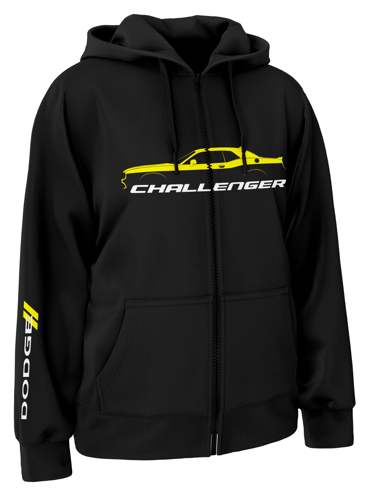 Dodge Challenger Zipper Hoodie