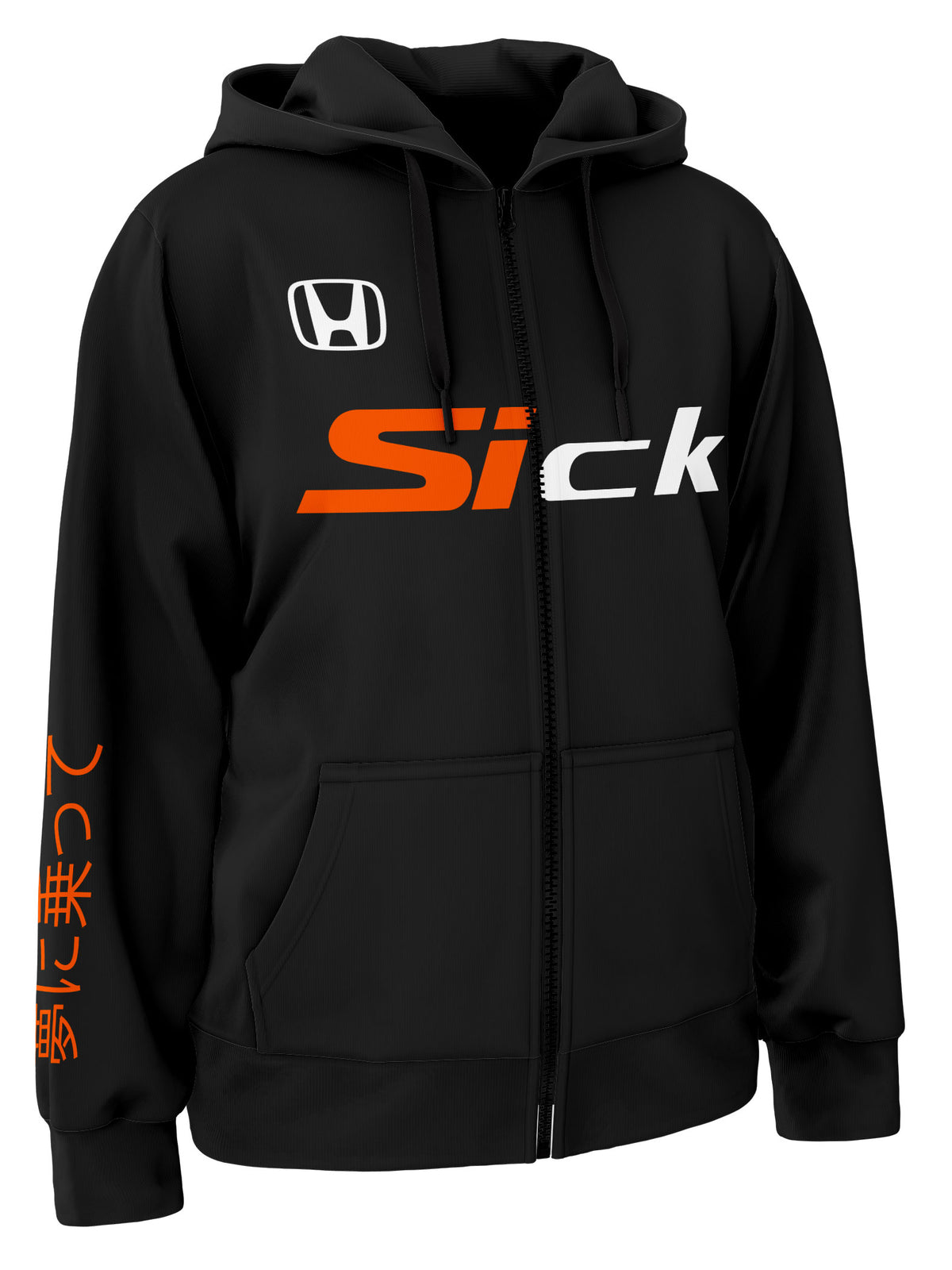 Honda Sick Civic Si Zipper Hoodie