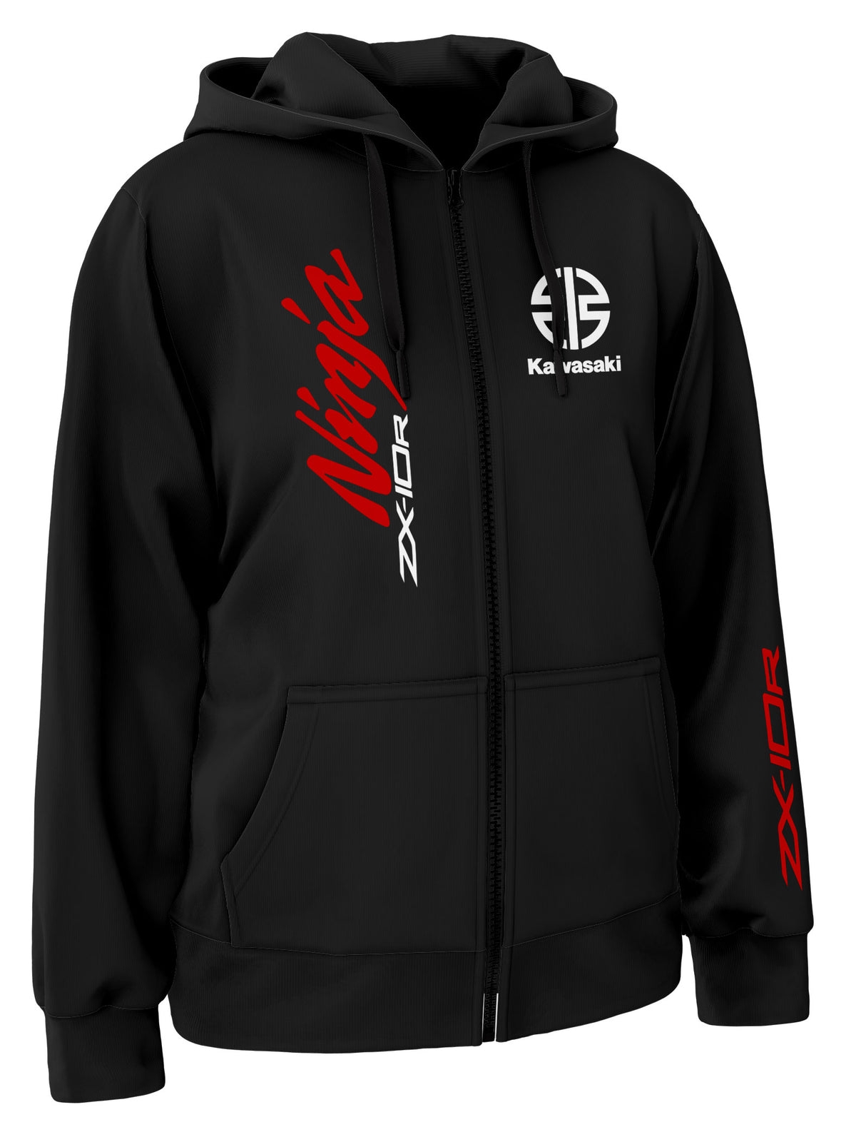 Kawasaki Ninja Zx-10R Zipper Hoodie
