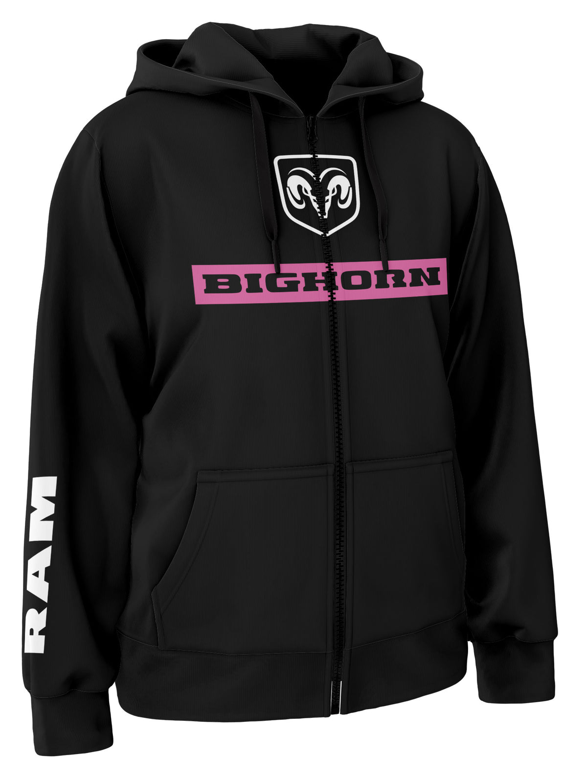 Ram Big Horn Zipper Hoodie
