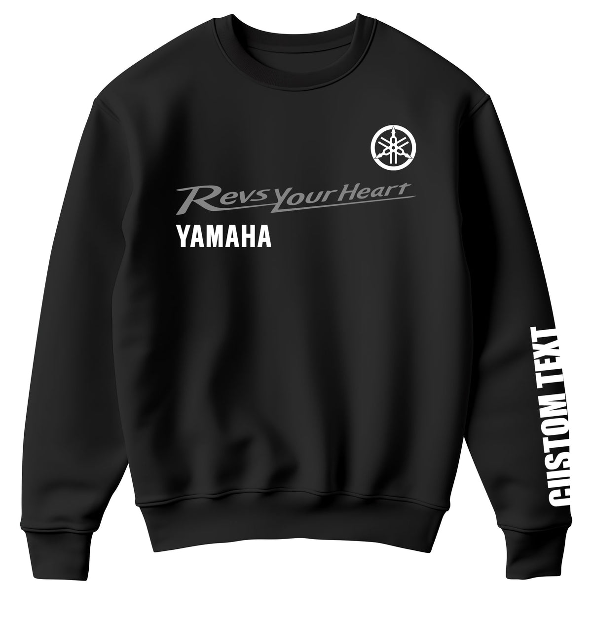 Yamaha Revs Your Heart Personalized Sweatshirt