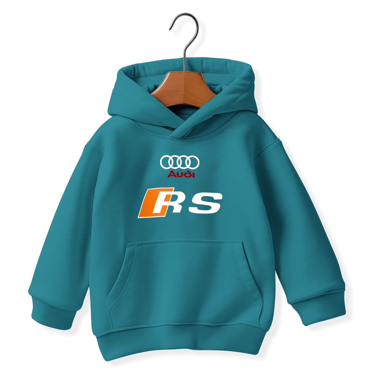 Audi-Rs-Kids-Pullover-Petrol-Orange
