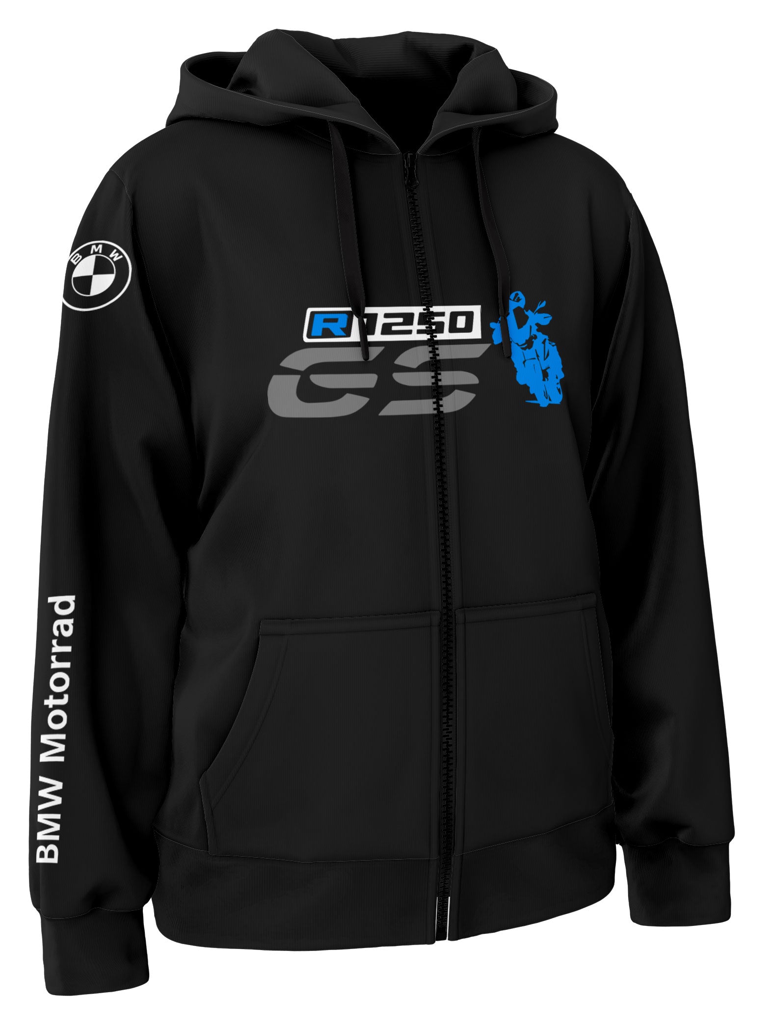 Bmw Motorrad R 1250 Gs Zipper Hoodie Sweat Lizard