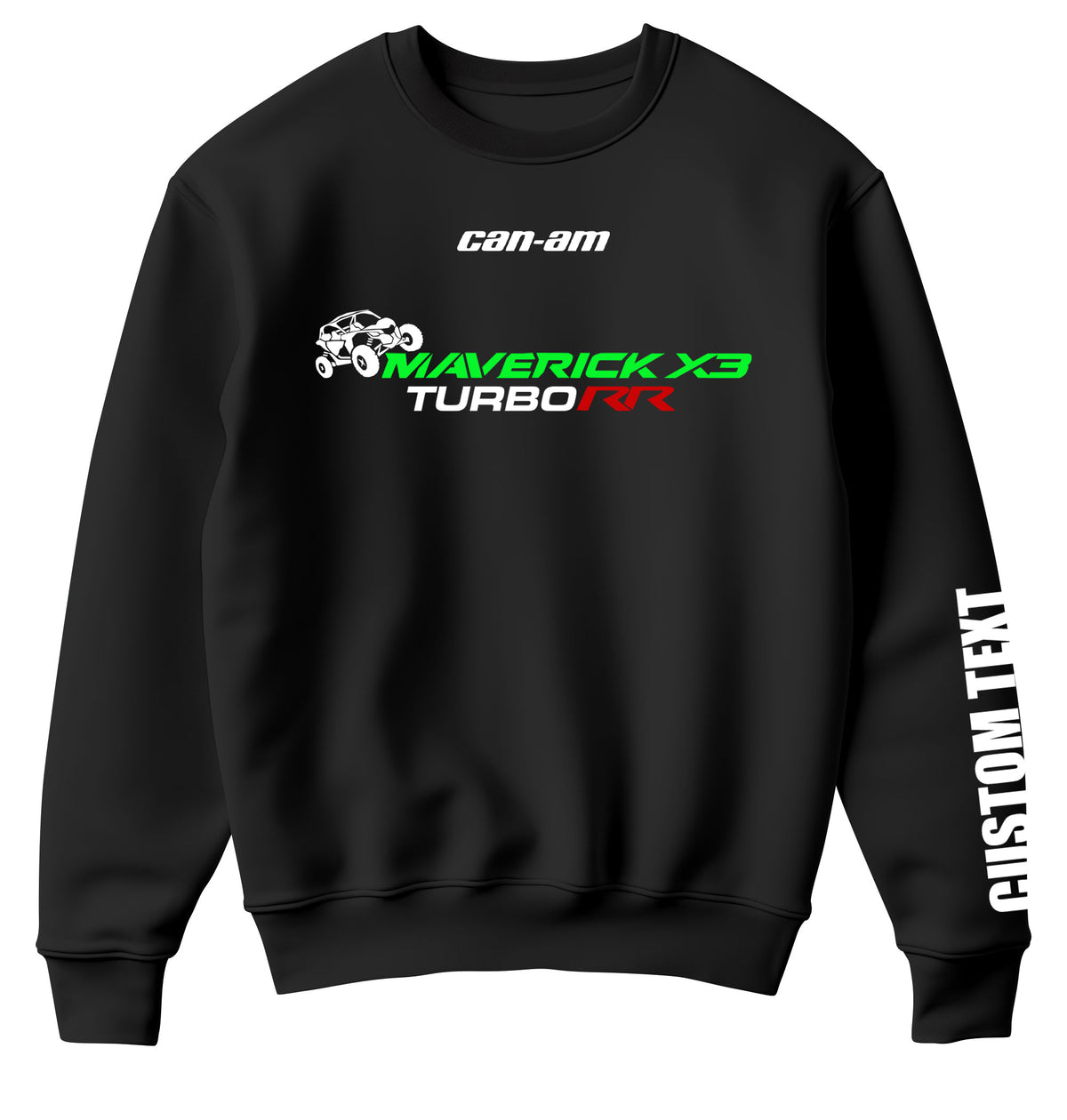 Brp Can-Am Maverick X3 Turbo RR Personalized Sweatshirt