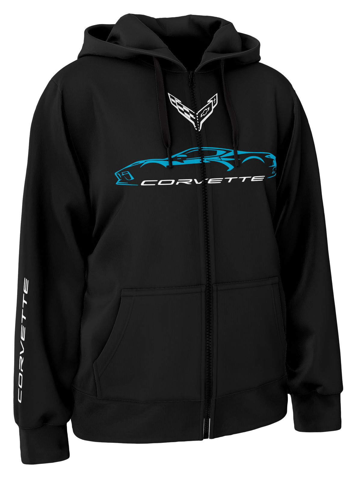 Corvette C8 Zipper Hoodie