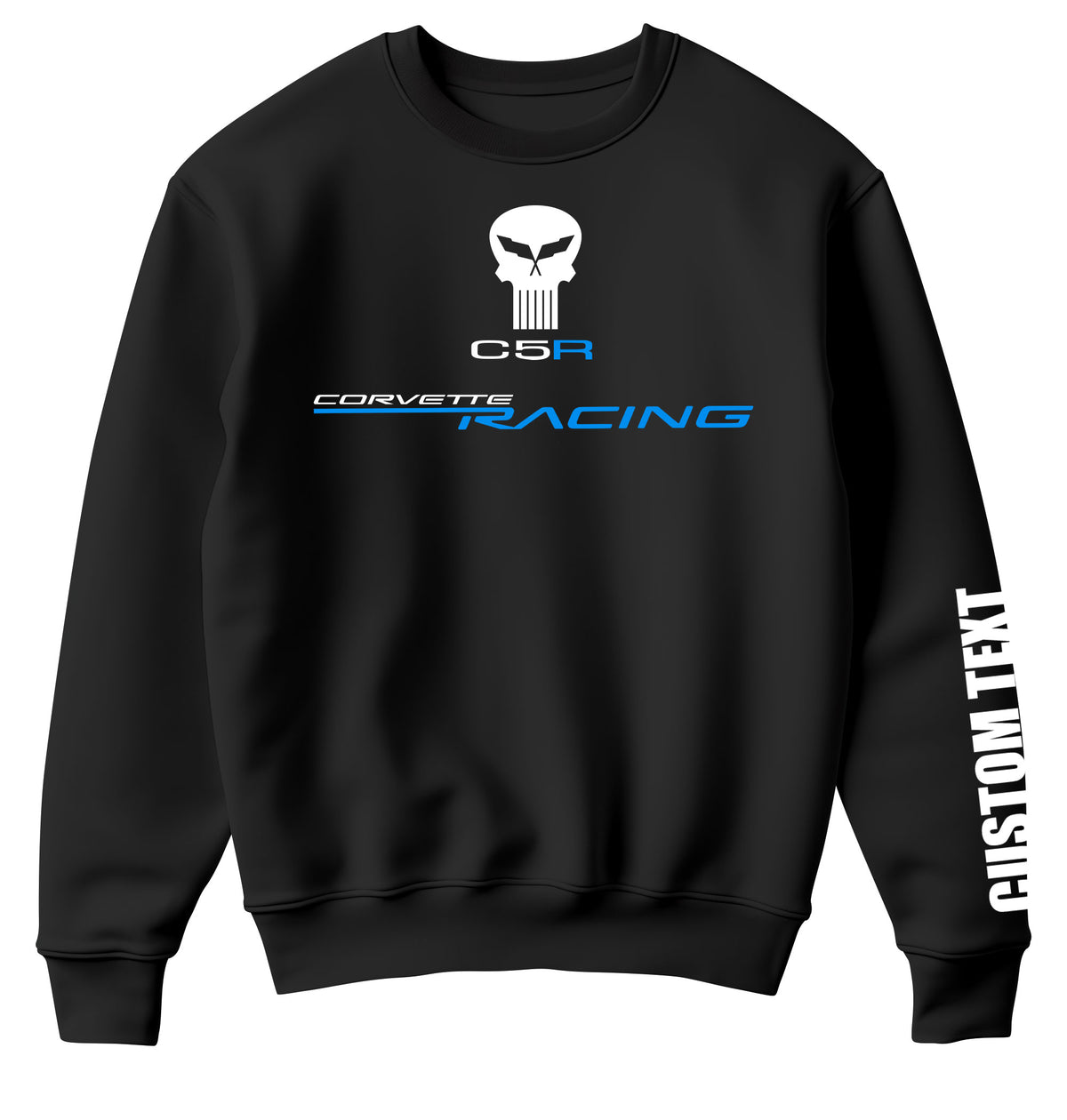 Corvette Racing C5 Jake Skull Personalized Sweatshirt