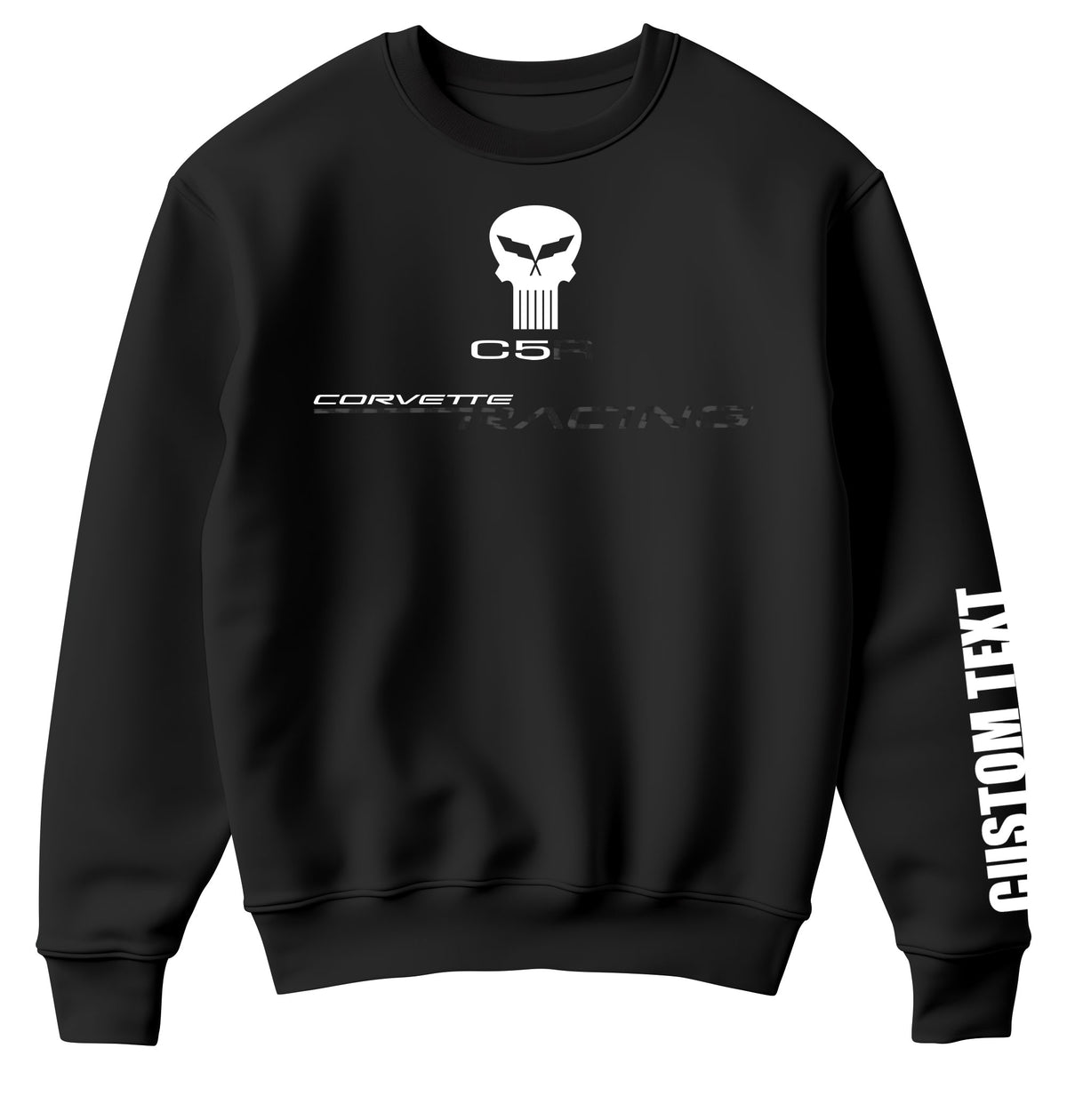 Corvette Racing C5 Jake Skull Personalized Sweatshirt
