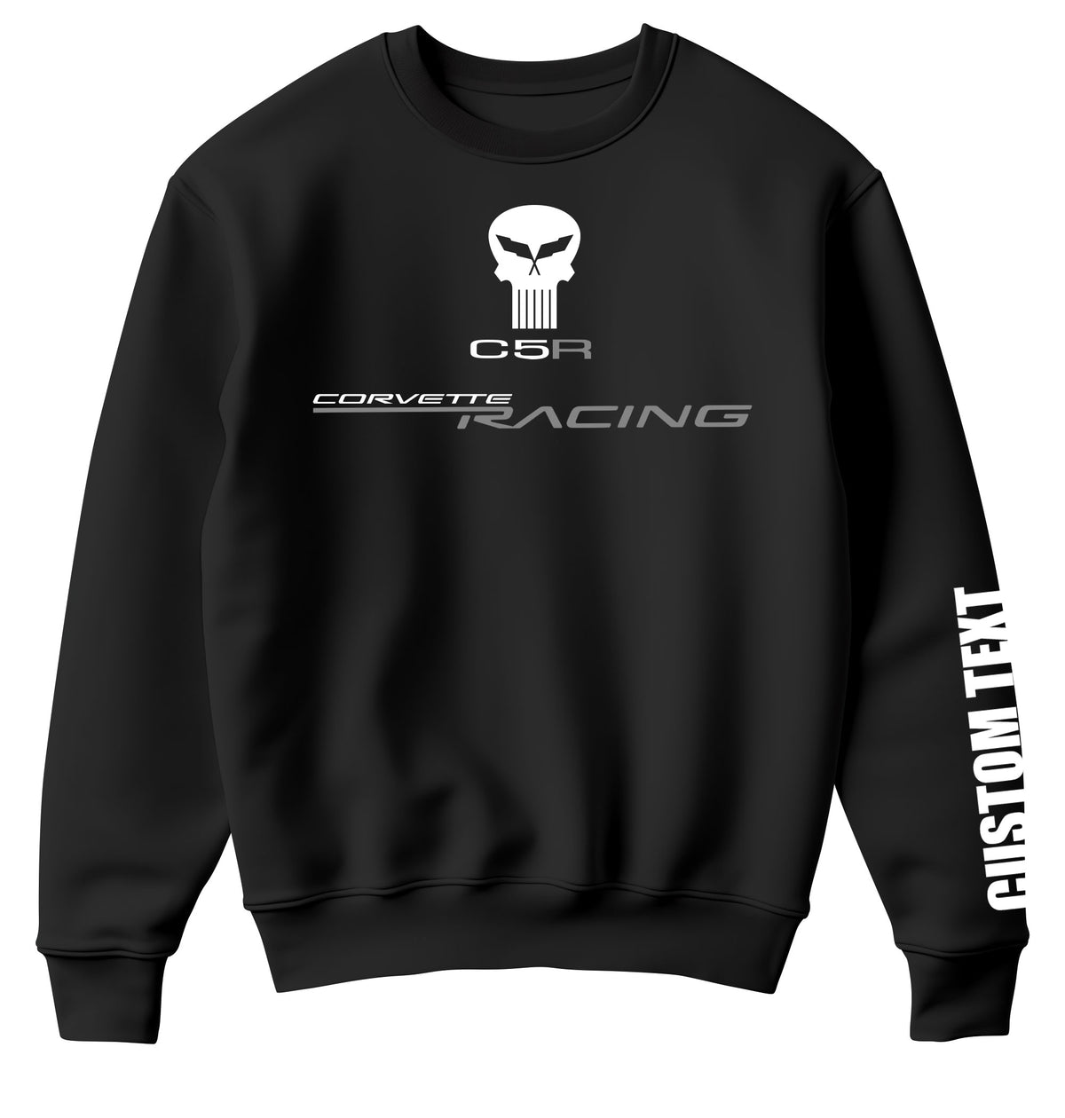 Corvette Racing C5 Jake Skull Personalized Sweatshirt