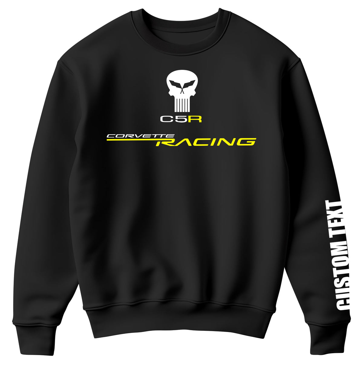 Corvette Racing C5 Jake Skull Personalized Sweatshirt
