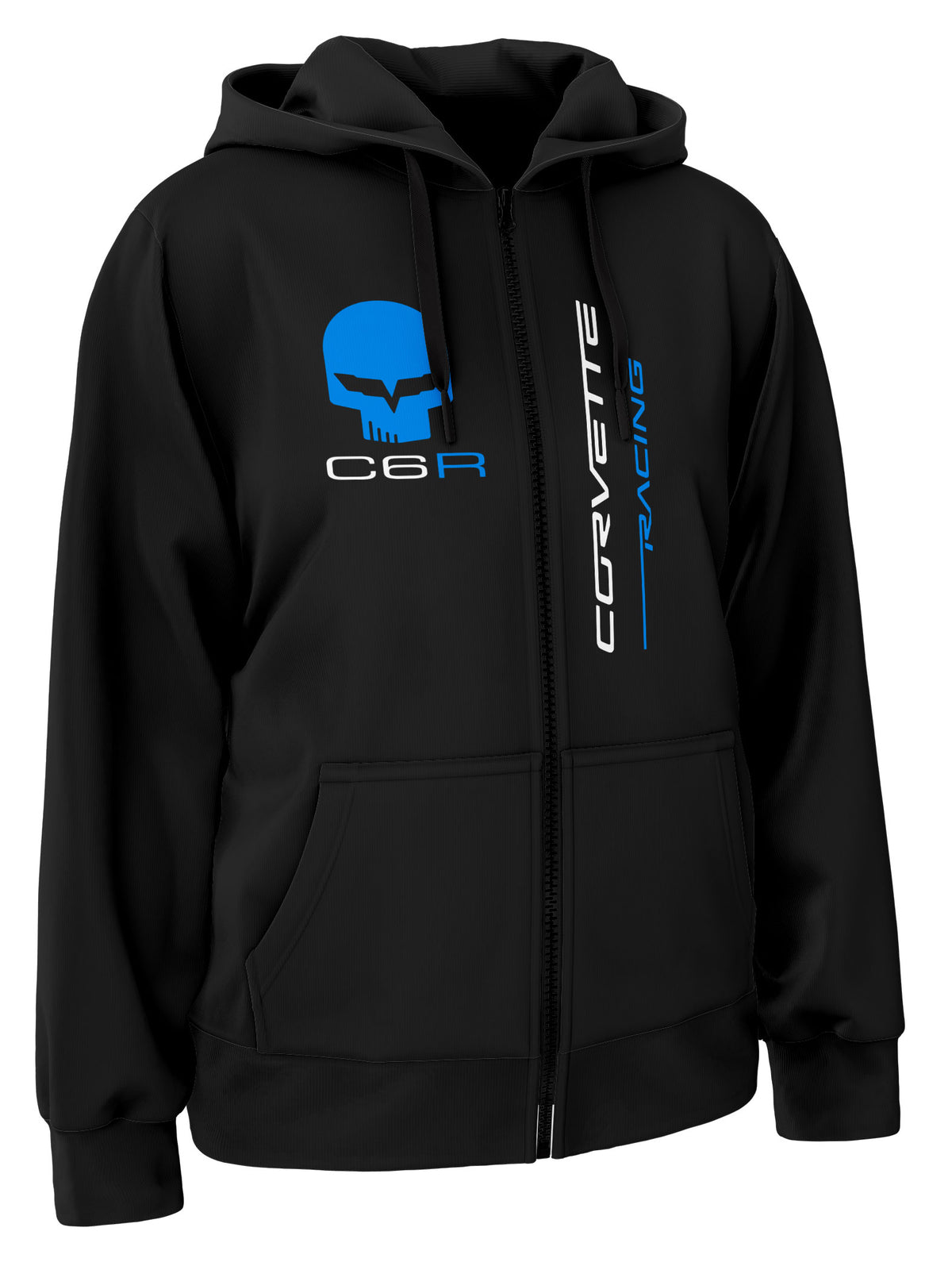 Corvette Racing C6 Jake Skull Zipper Hoodie