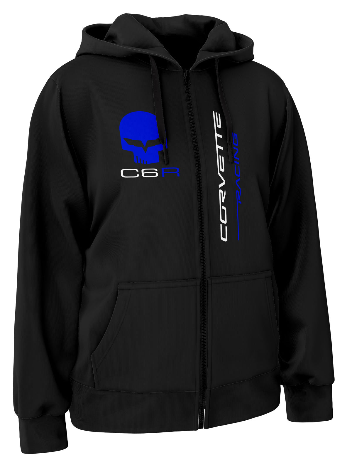 Corvette Racing C6 Jake Skull Zipper Hoodie