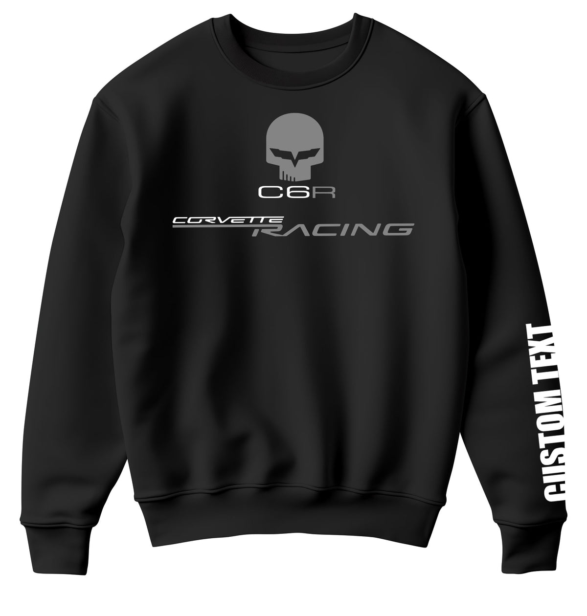 Corvette Racing C6 Jake Skull Personalized Sweatshirt