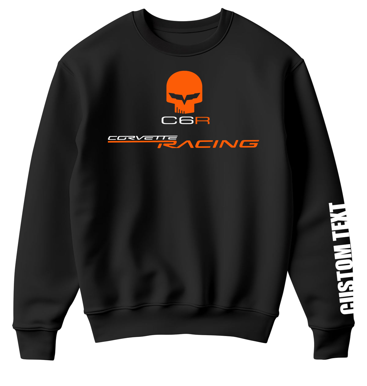 Corvette Racing C6 Jake Skull Personalized Sweatshirt
