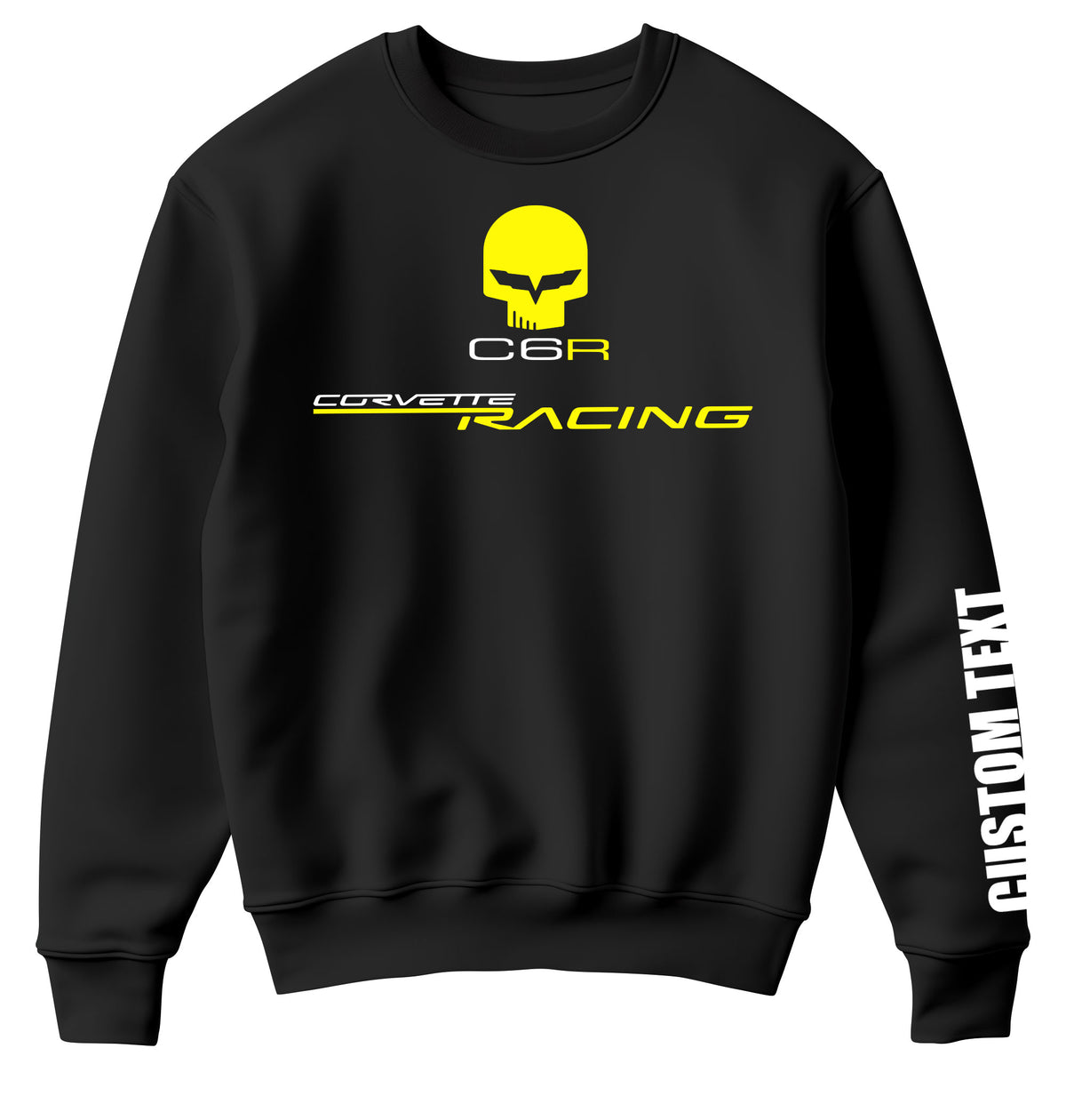 Corvette Racing C6 Jake Skull Personalized Sweatshirt