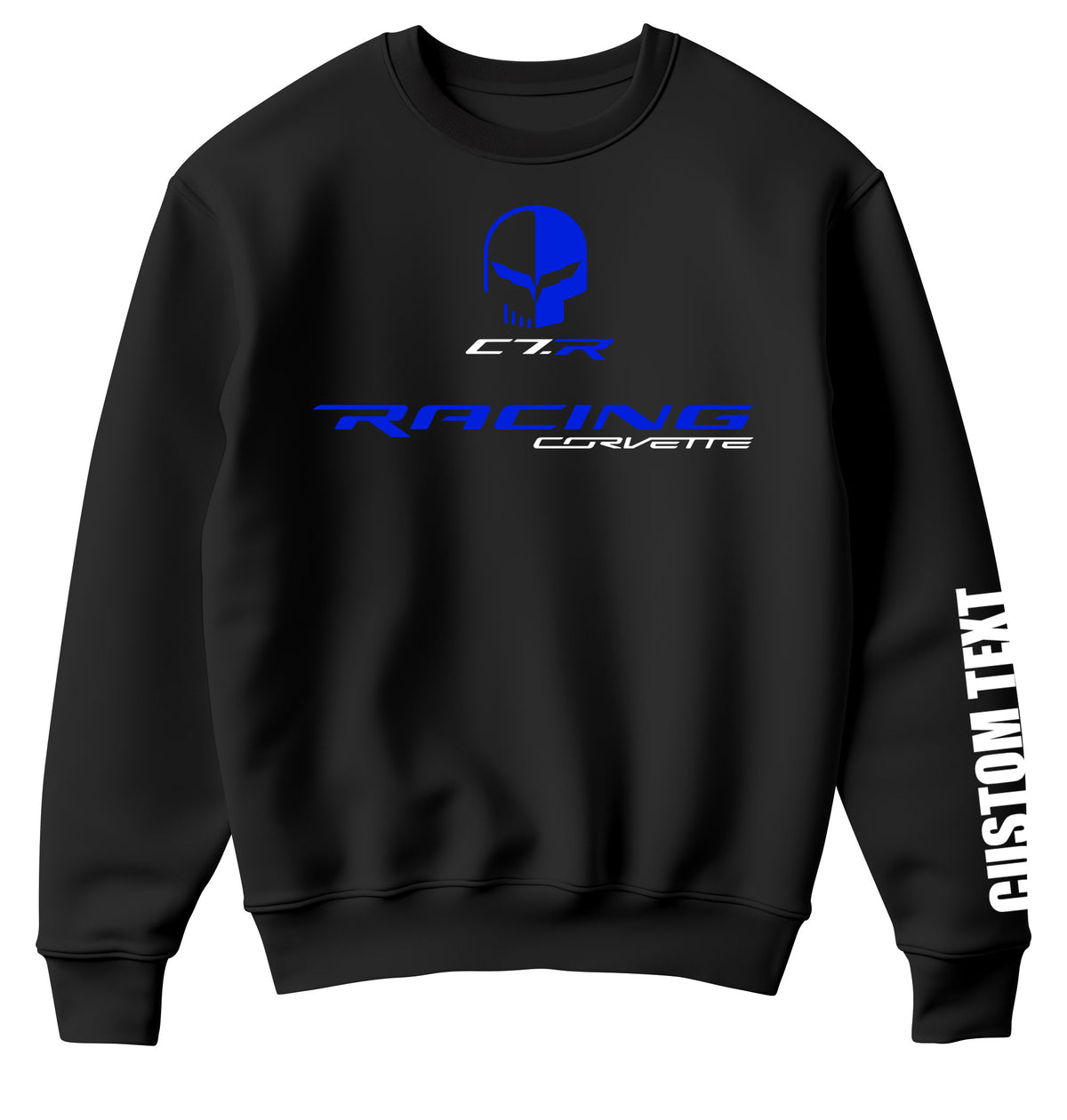 Corvette Racing C7 Jake Skull Personalized Sweatshirt