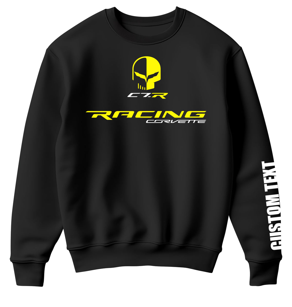 Corvette Racing C7 Jake Skull Personalized Sweatshirt