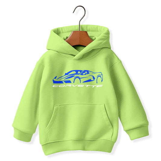 Corvette C8 Kids Hooded Sweatshirt