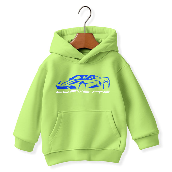 Corvette C8 Kids Hooded Sweatshirt