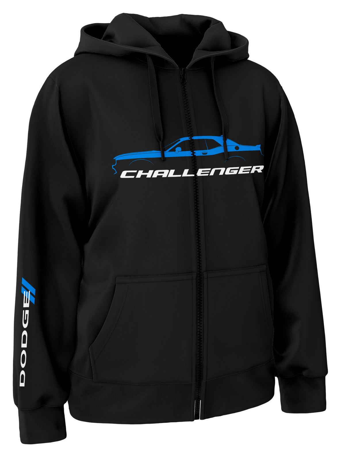 Dodge Challenger Zipper Hoodie