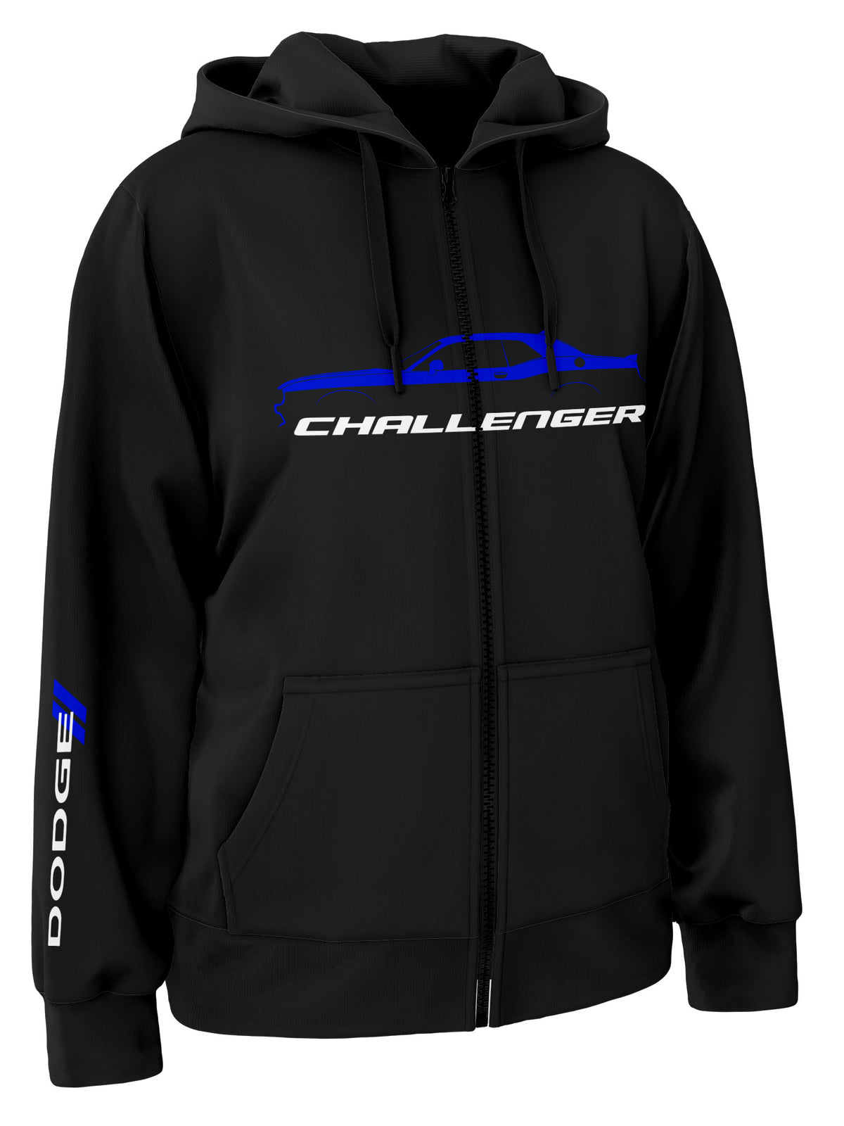 Dodge Challenger Zipper Hoodie