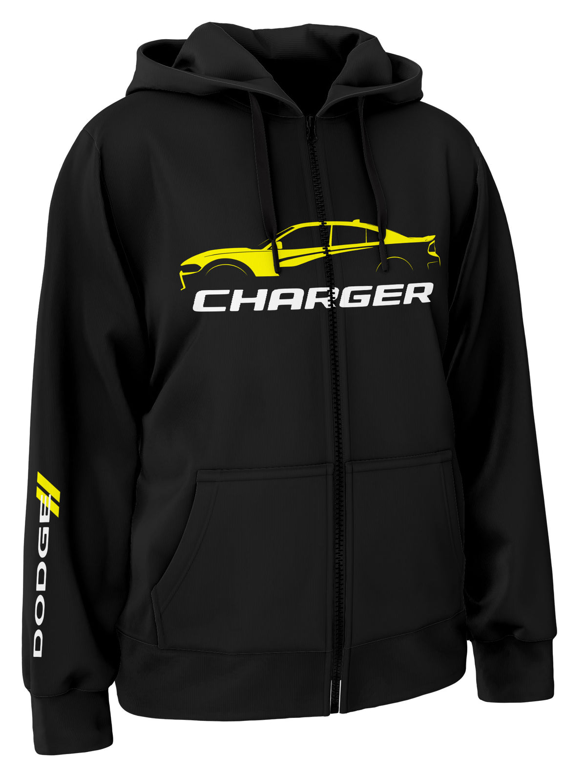 Dodge Charger Zipper Hoodie
