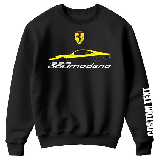 Ferrari 360 Modena Personalized Sweatshirt