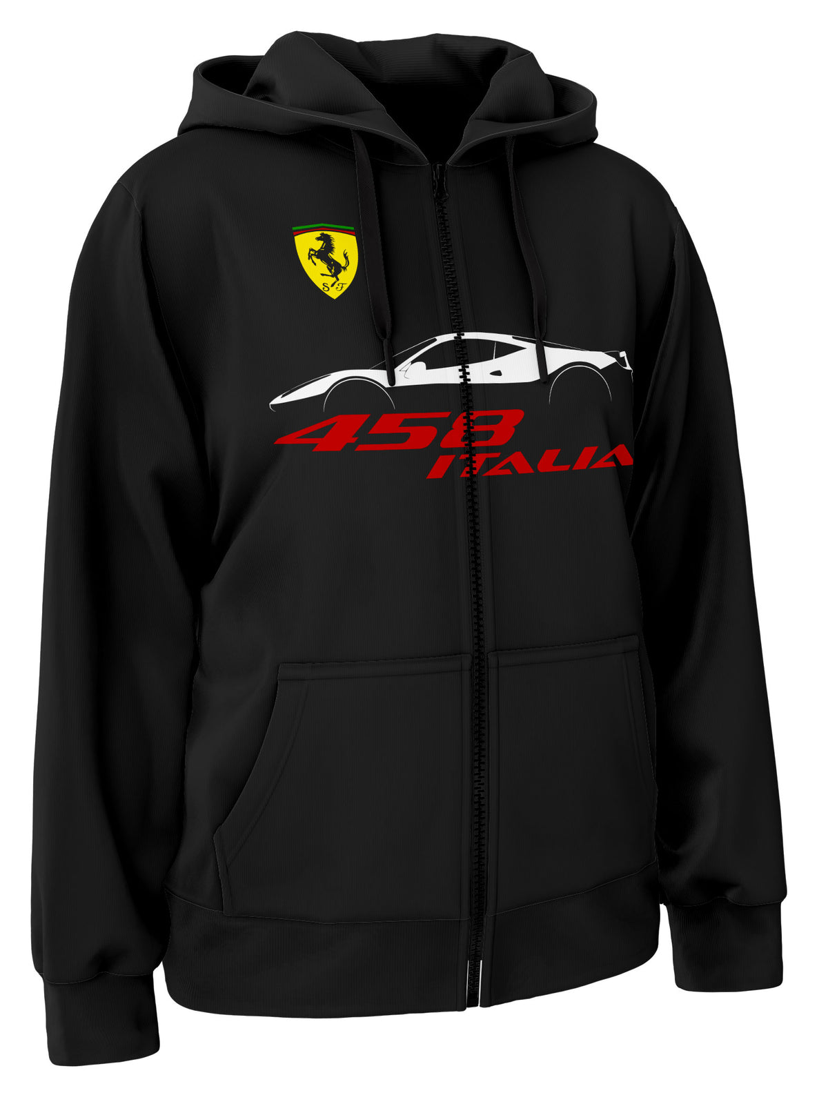 Ferrari 458 Italia Zipper Hoodie