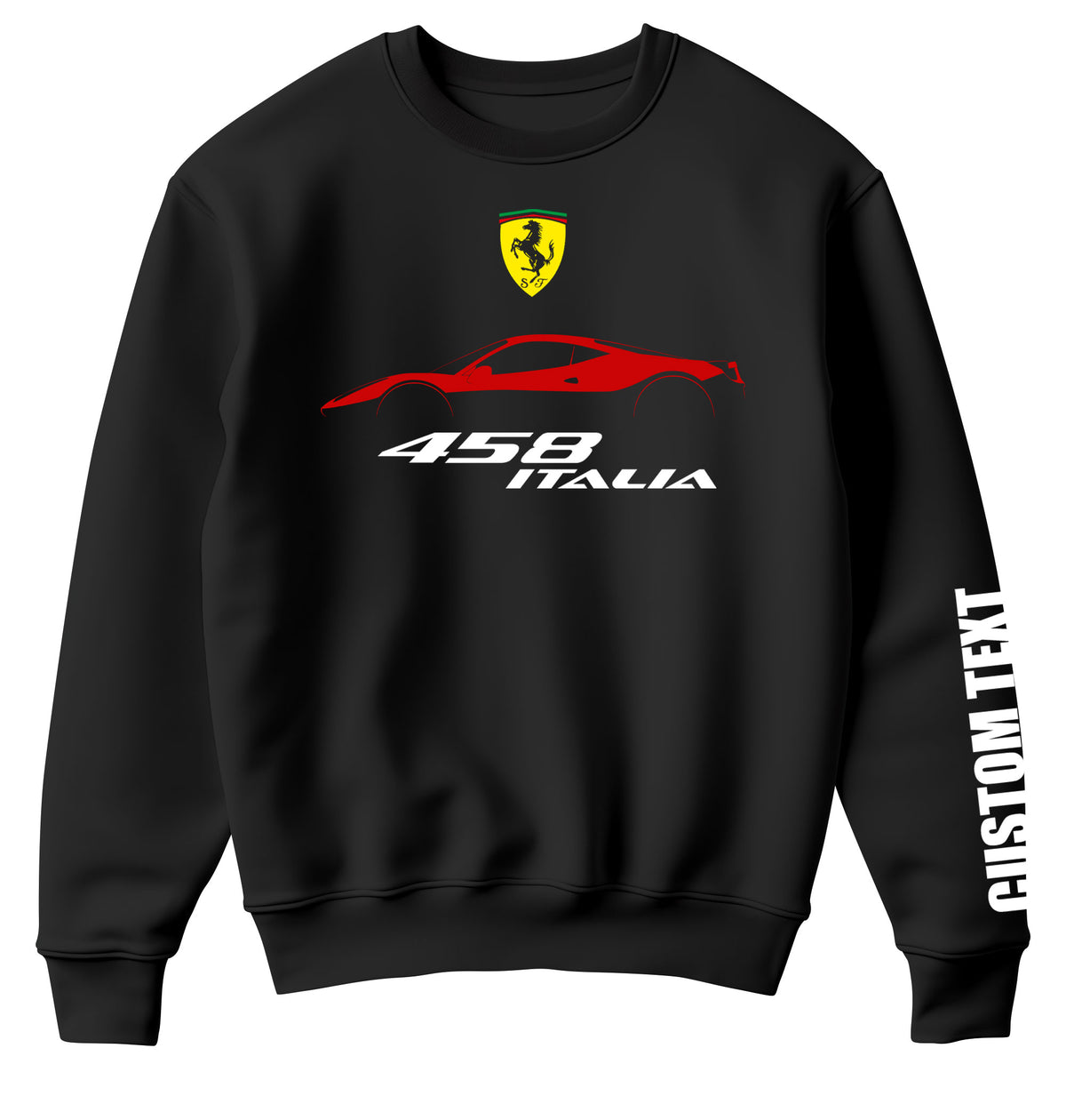 Ferrari 458 Italia Personalized Sweatshirt