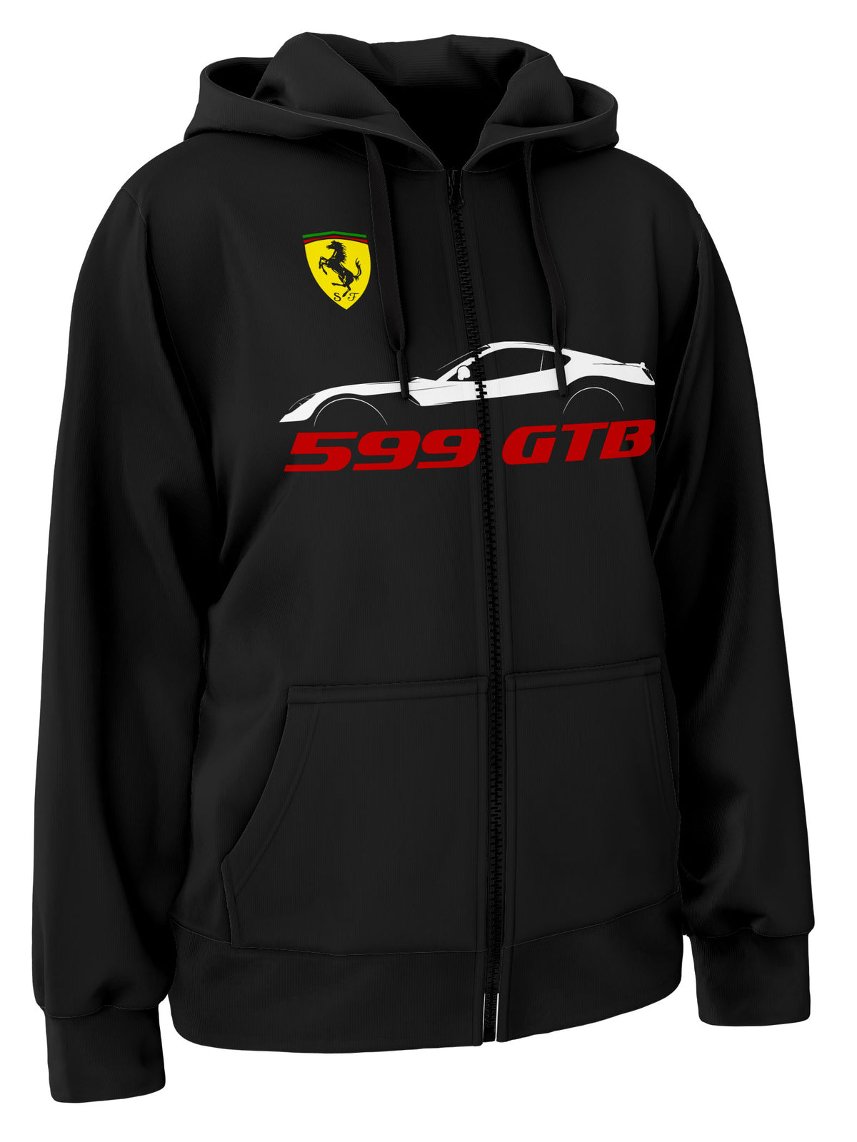 Ferrari 599 Gtb Zipper Hoodie