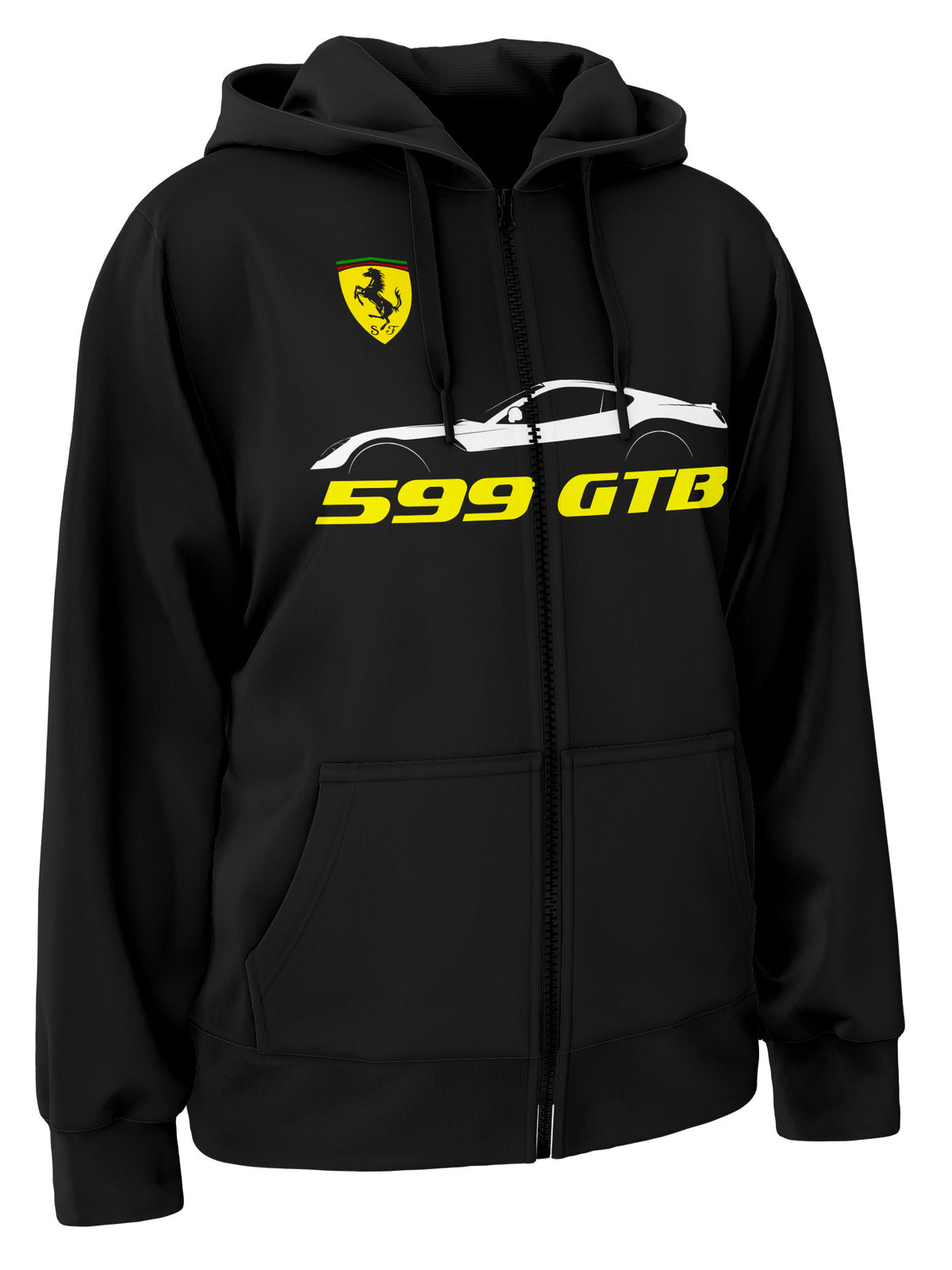 Ferrari 599 Gtb Zipper Hoodie