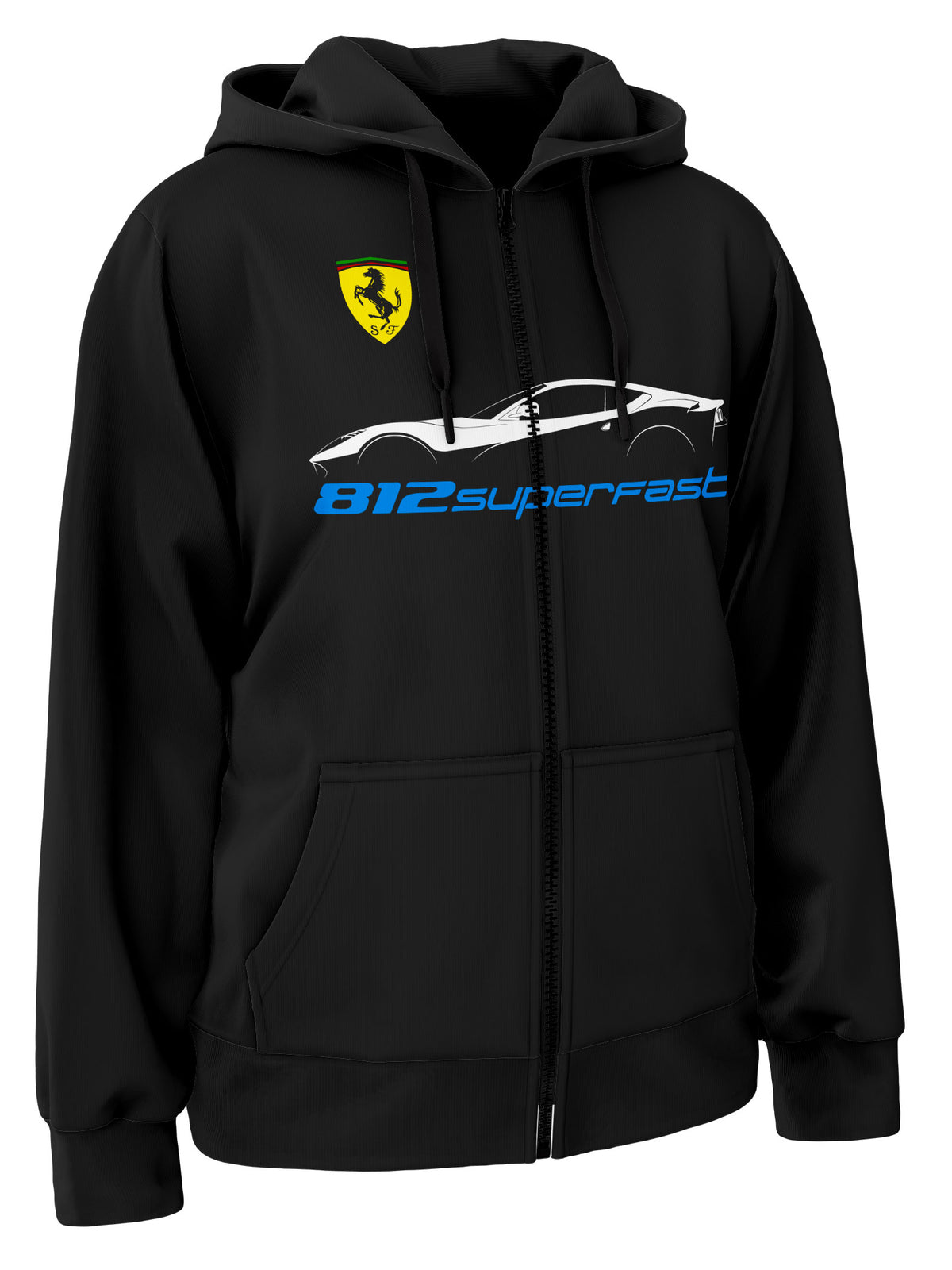 Ferrari 812 Superfast Zipper Hoodie