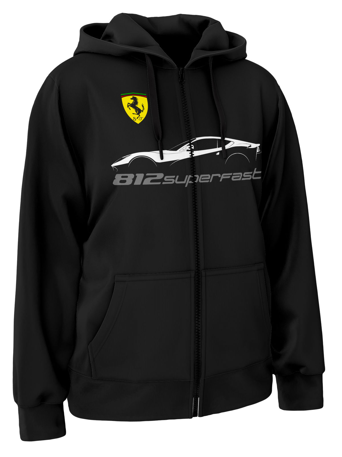 Ferrari 812 Superfast Zipper Hoodie