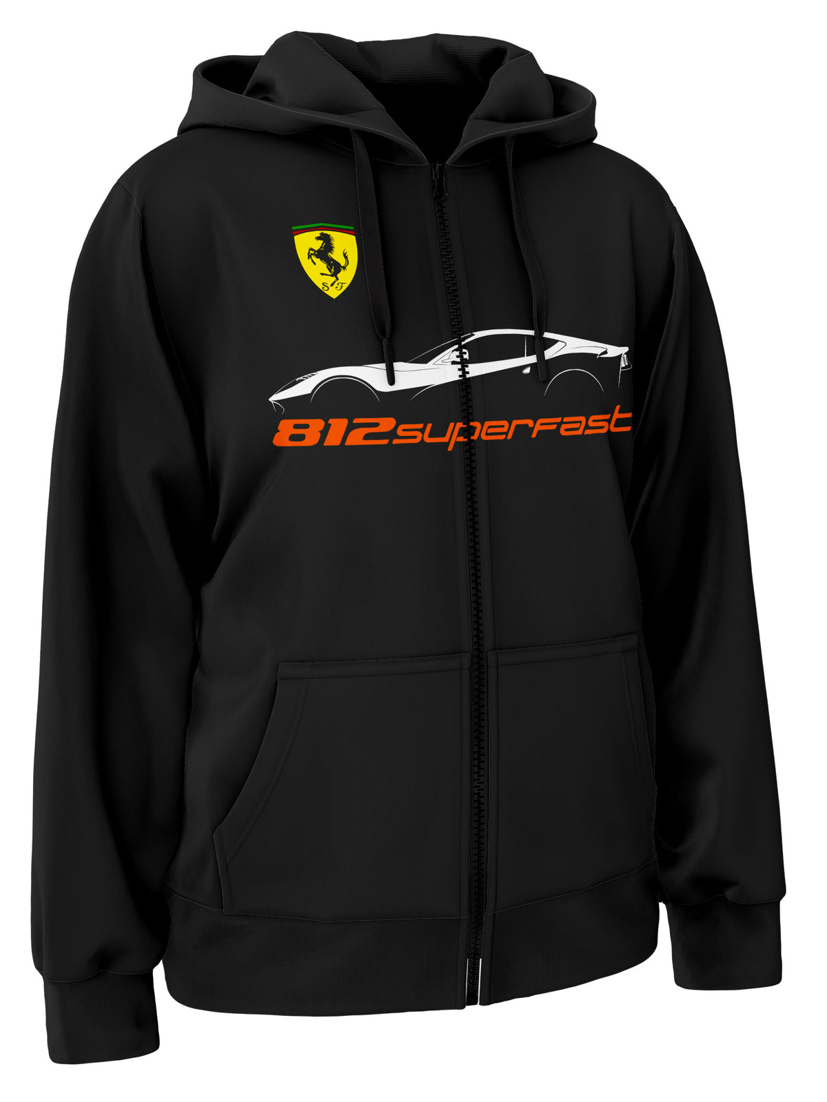Ferrari 812 Superfast Zipper Hoodie