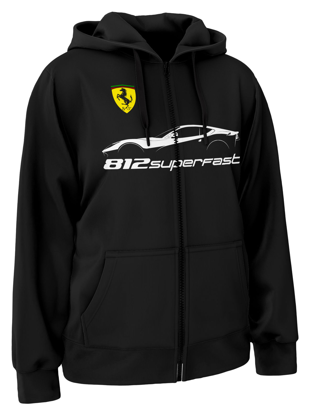 Ferrari 812 Superfast Zipper Hoodie