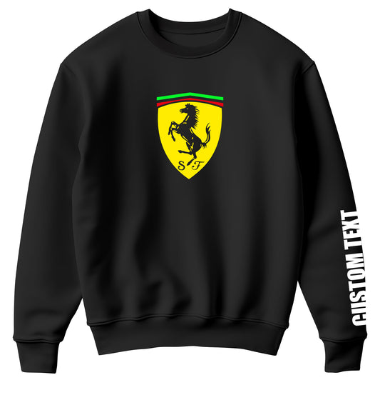 Ferrari Logo Personalized Sweatshirt