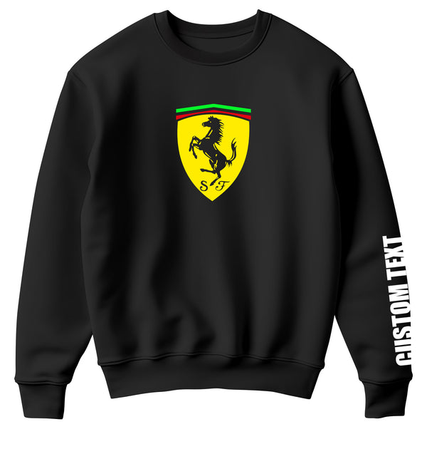 Ferrari Logo Personalized Sweatshirt
