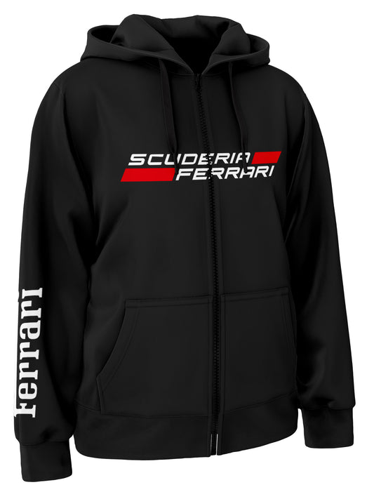 Ferrari Scuderia Logo Zipper Hoodie