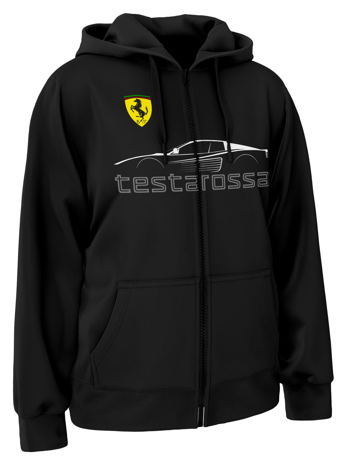 Ferrari Testarossa Zipper Hoodie