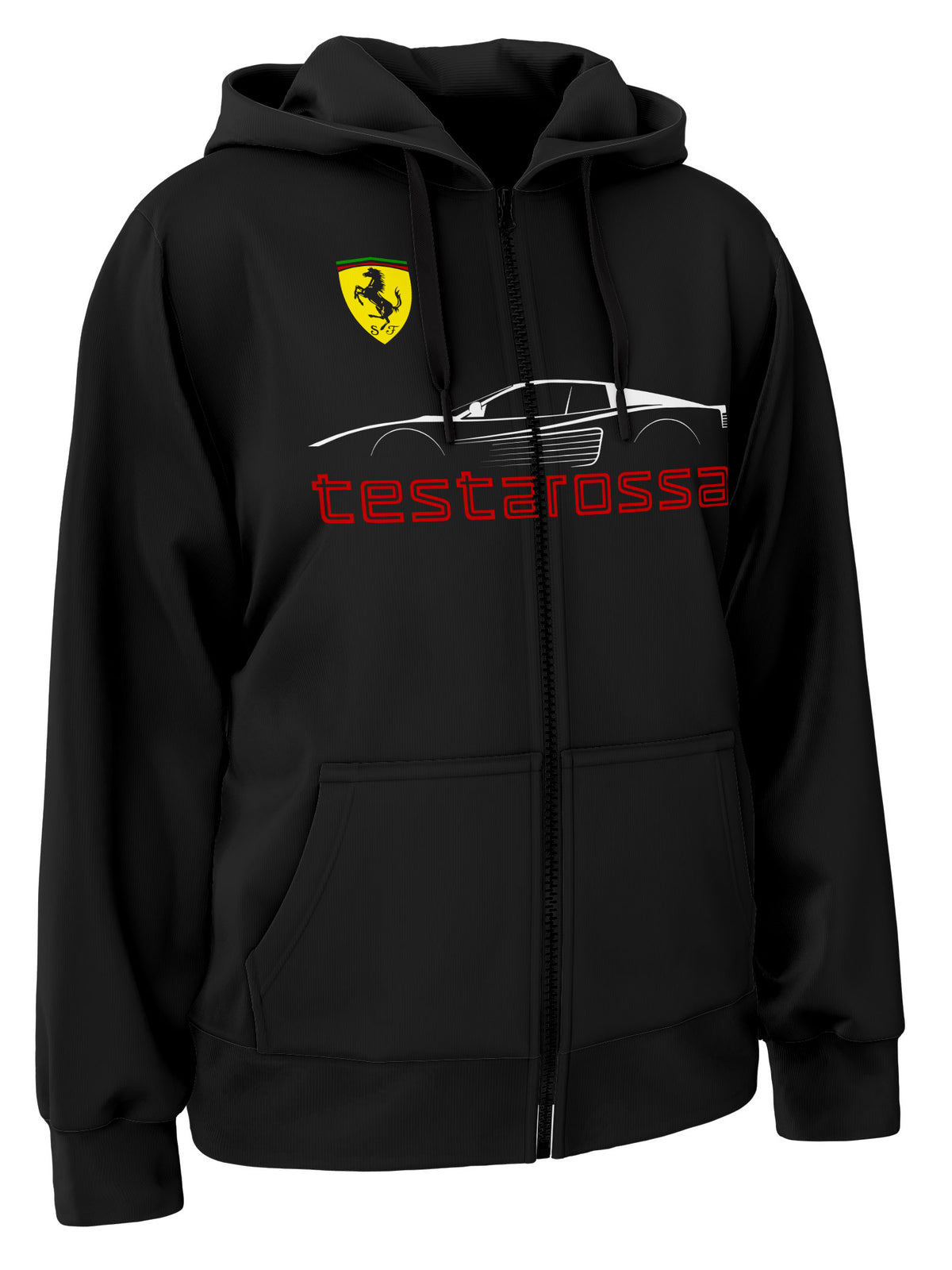 Ferrari Testarossa Zipper Hoodie