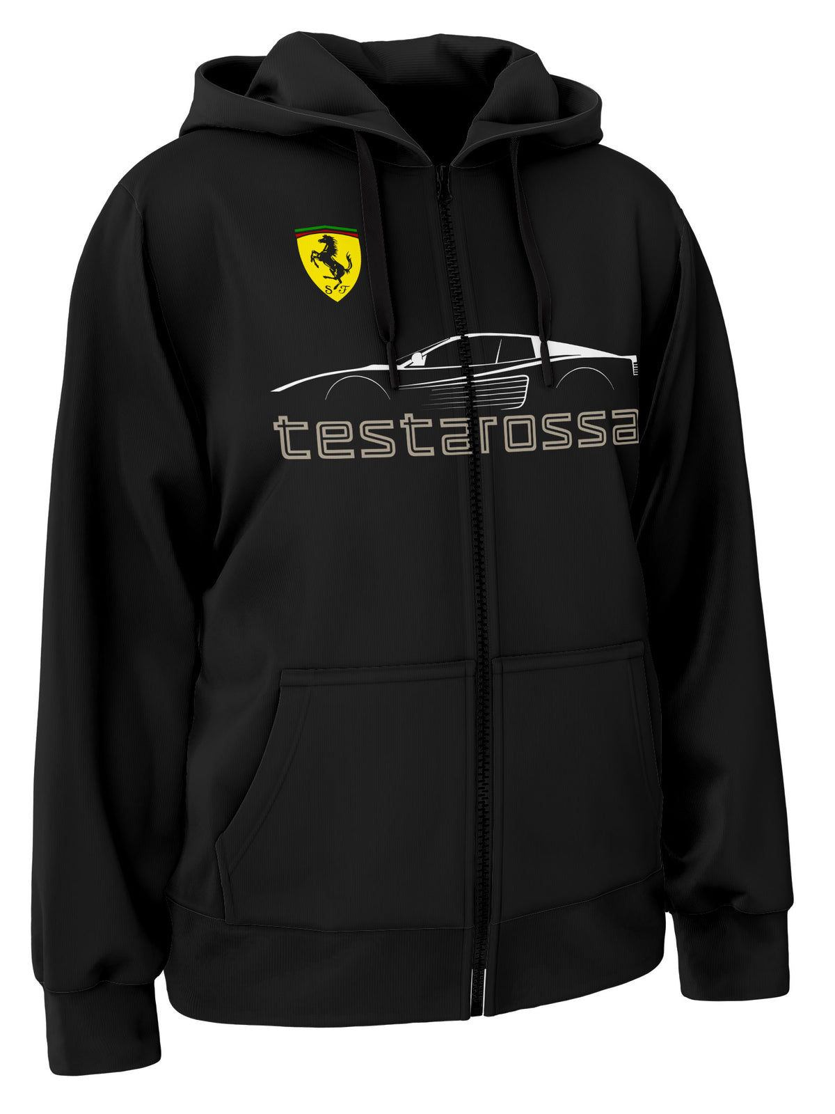 Ferrari Testarossa Zipper Hoodie