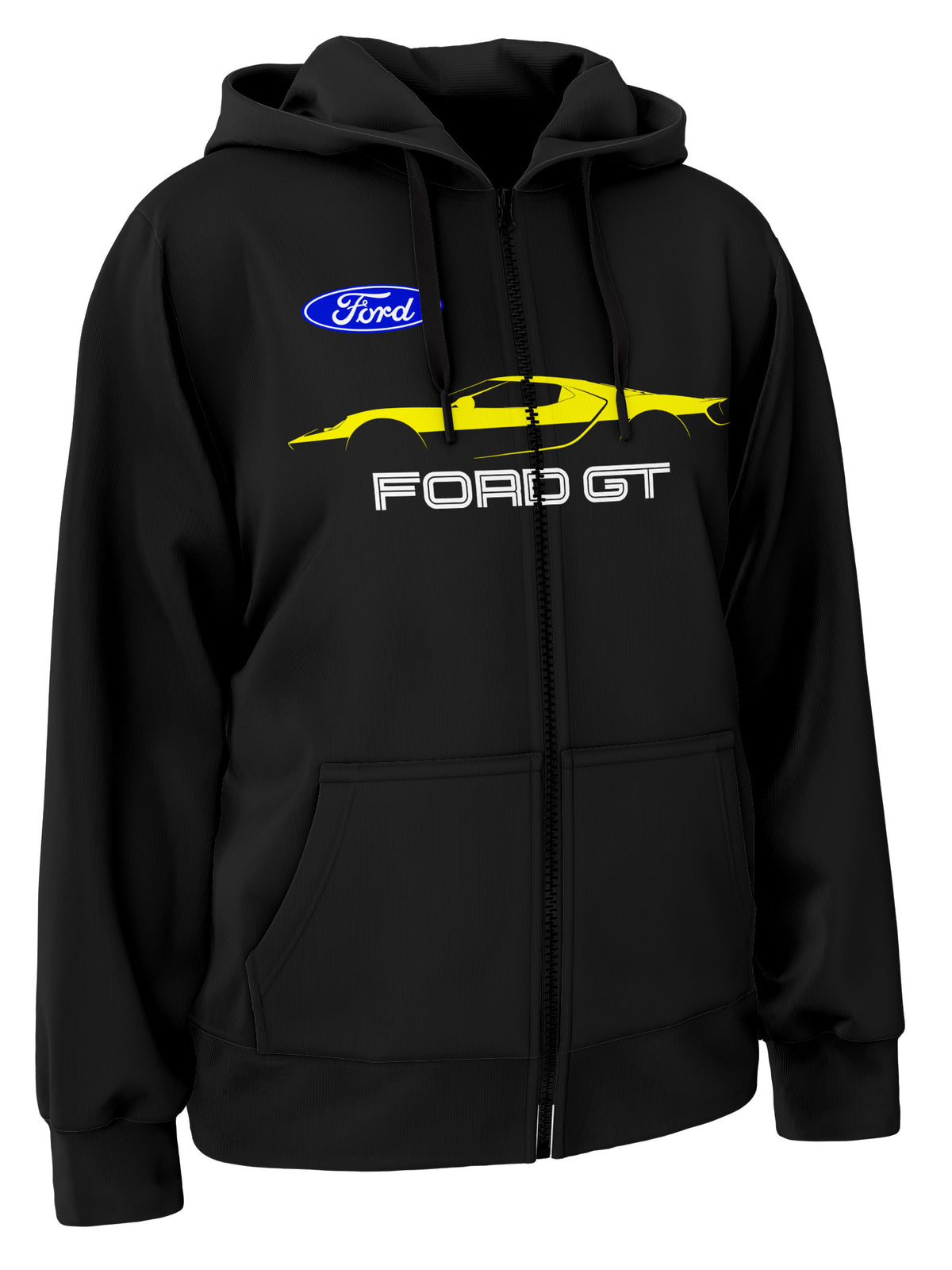 Ford Gt Zipper Hoodie