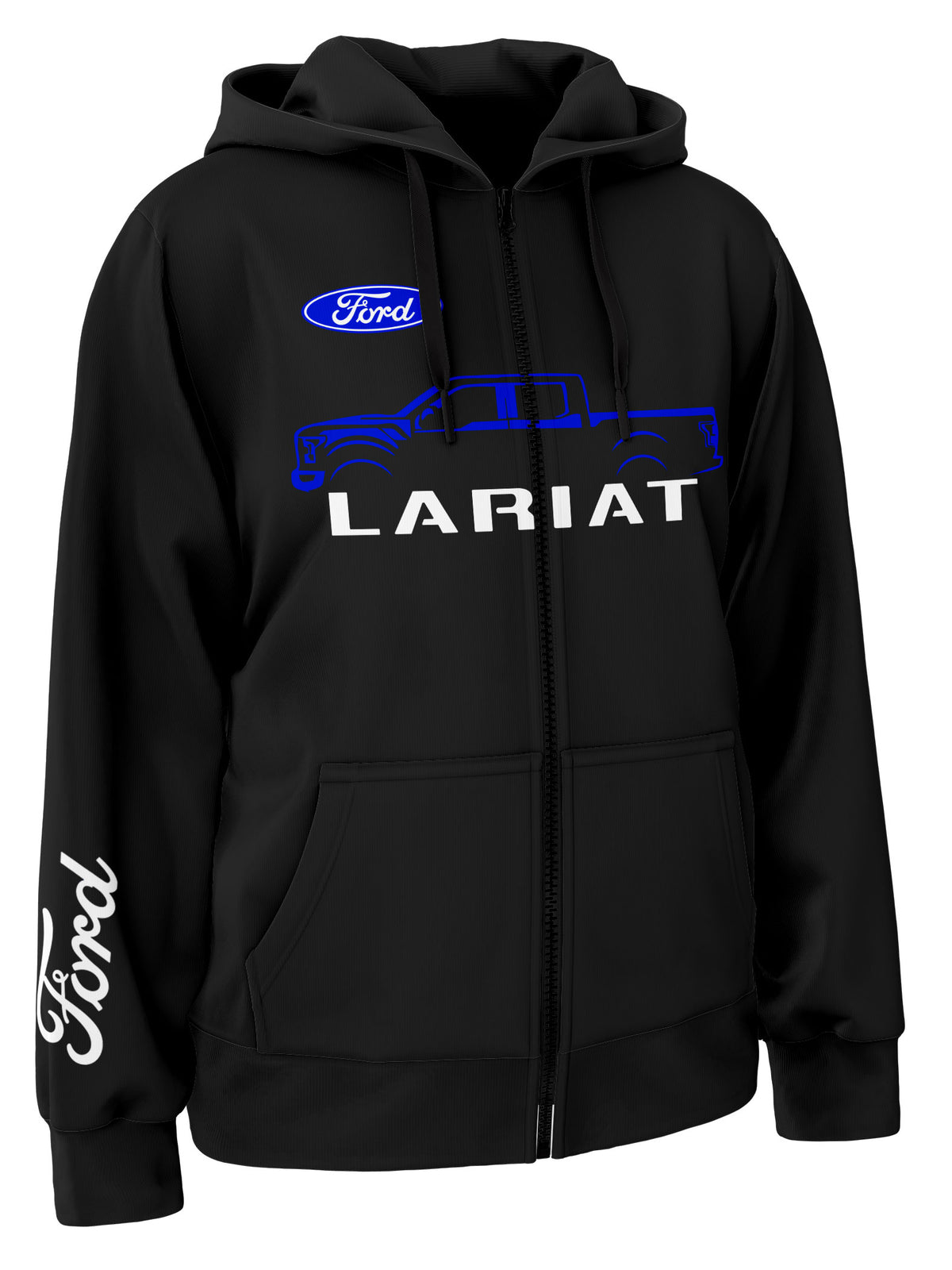 Ford Lariat Zipper Hoodie