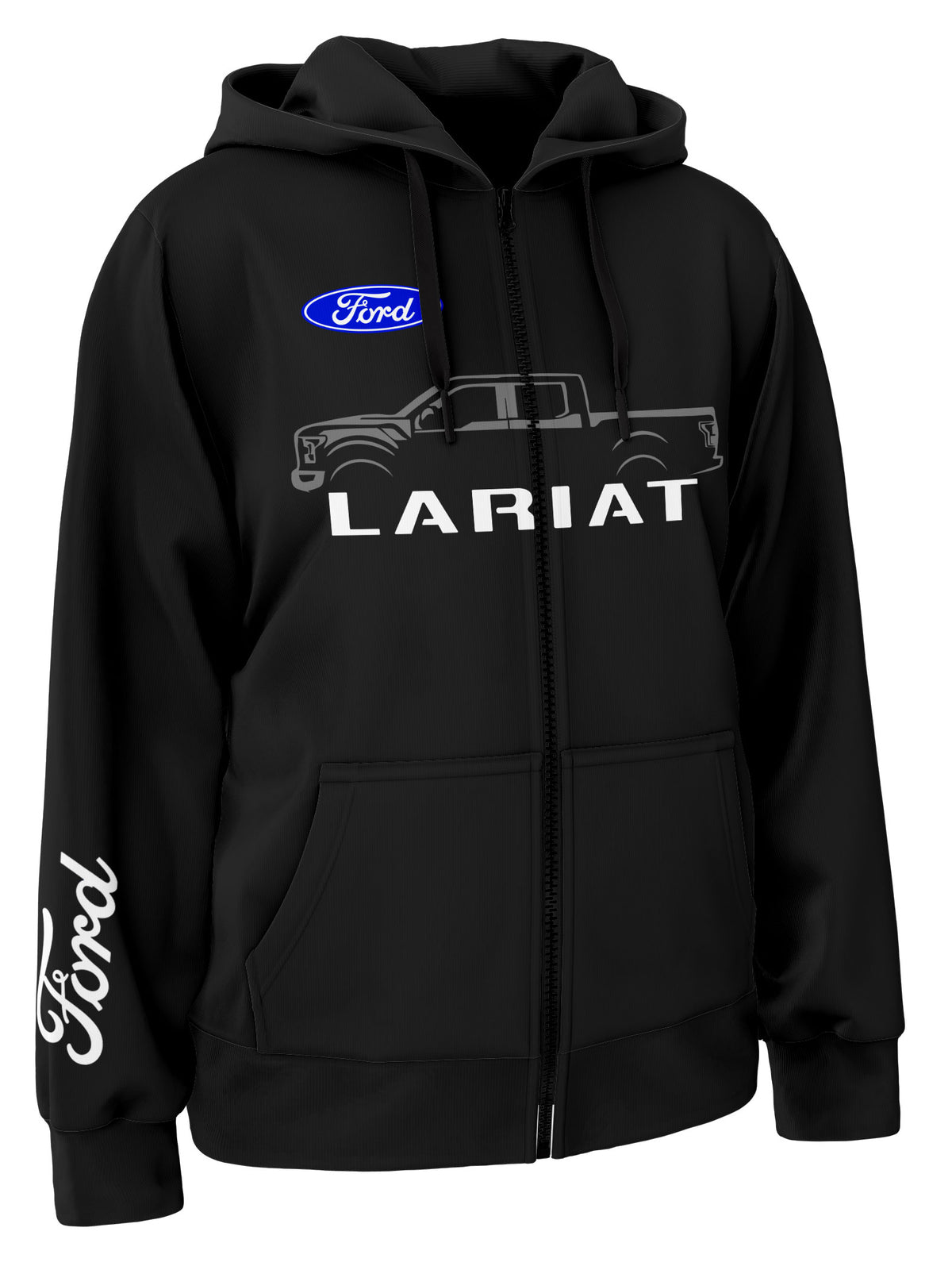 Ford Lariat Zipper Hoodie