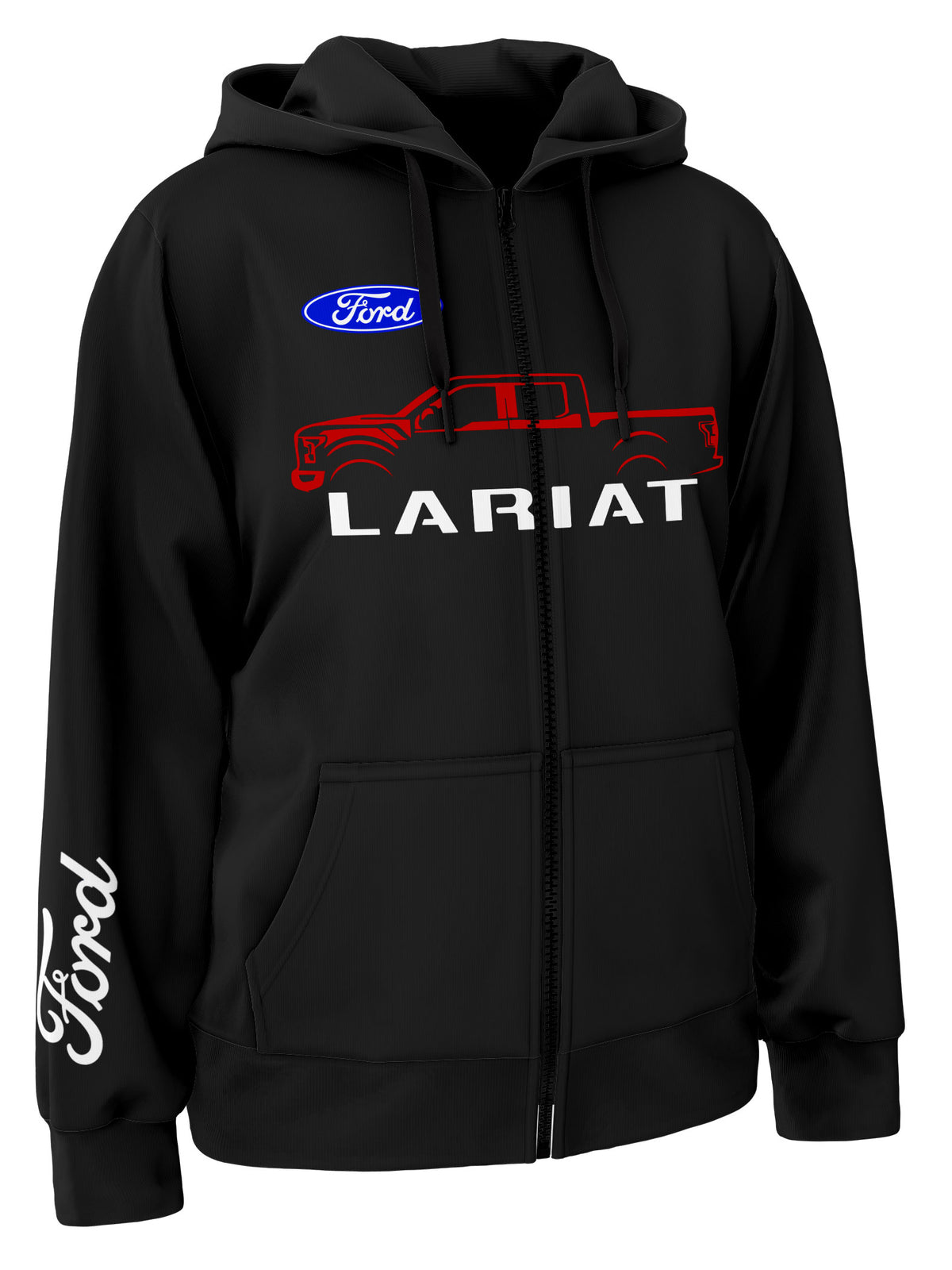 Ford Lariat Zipper Hoodie