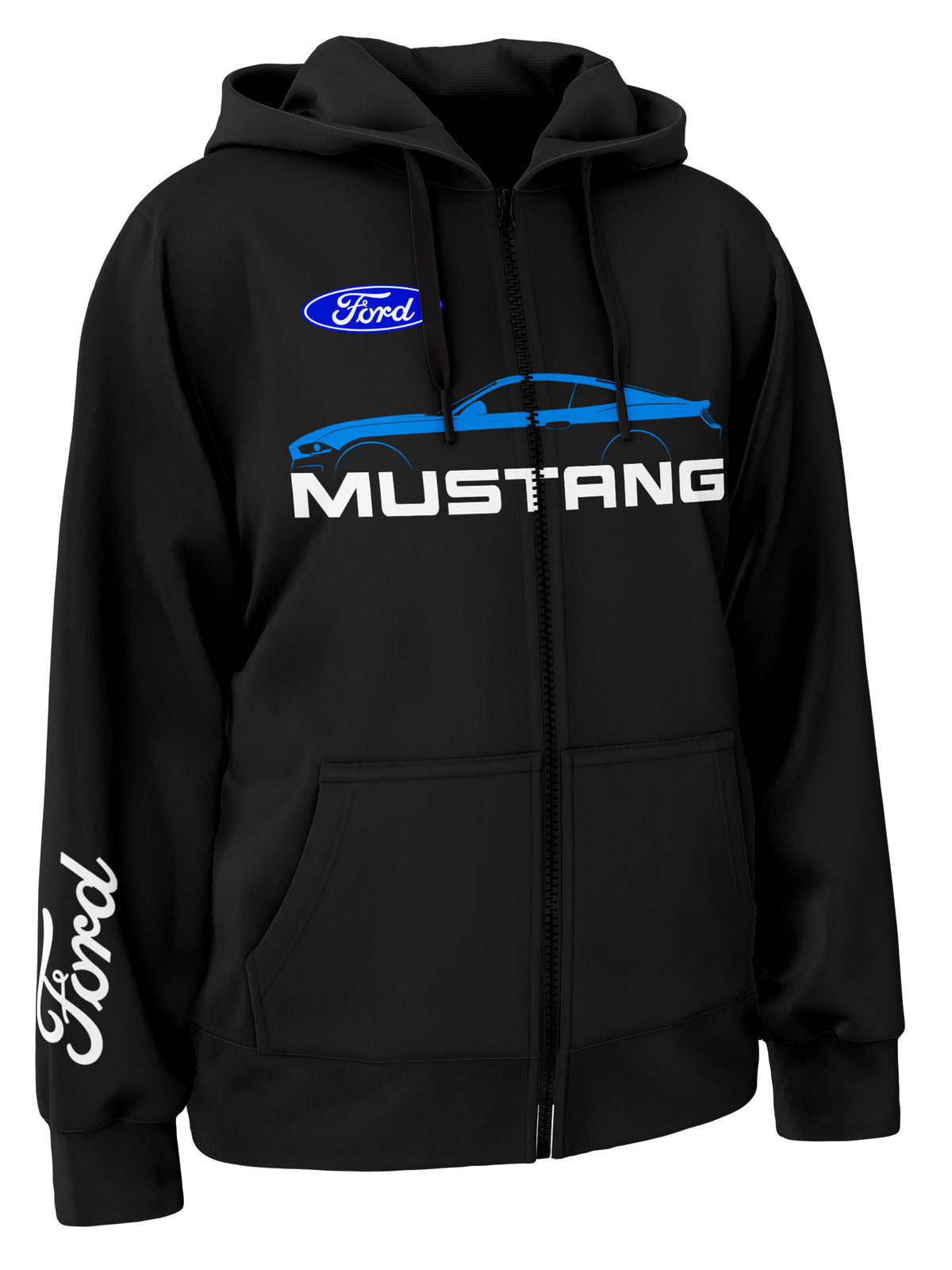 Ford Mustang Zipper Hoodie