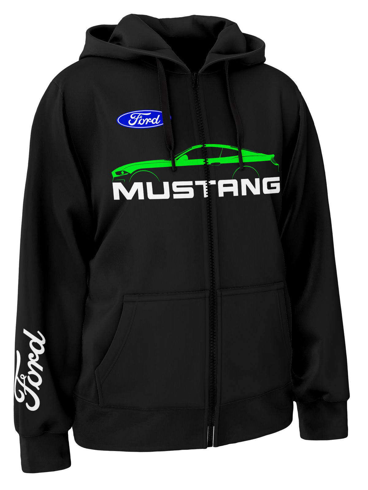 Ford Mustang Zipper Hoodie