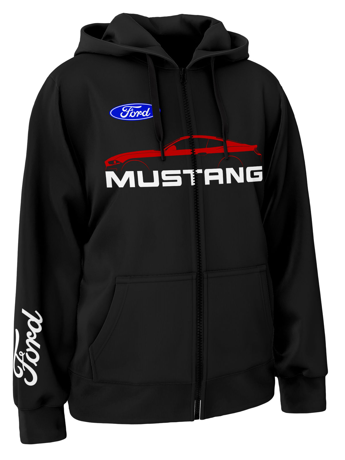 Ford Mustang Zipper Hoodie