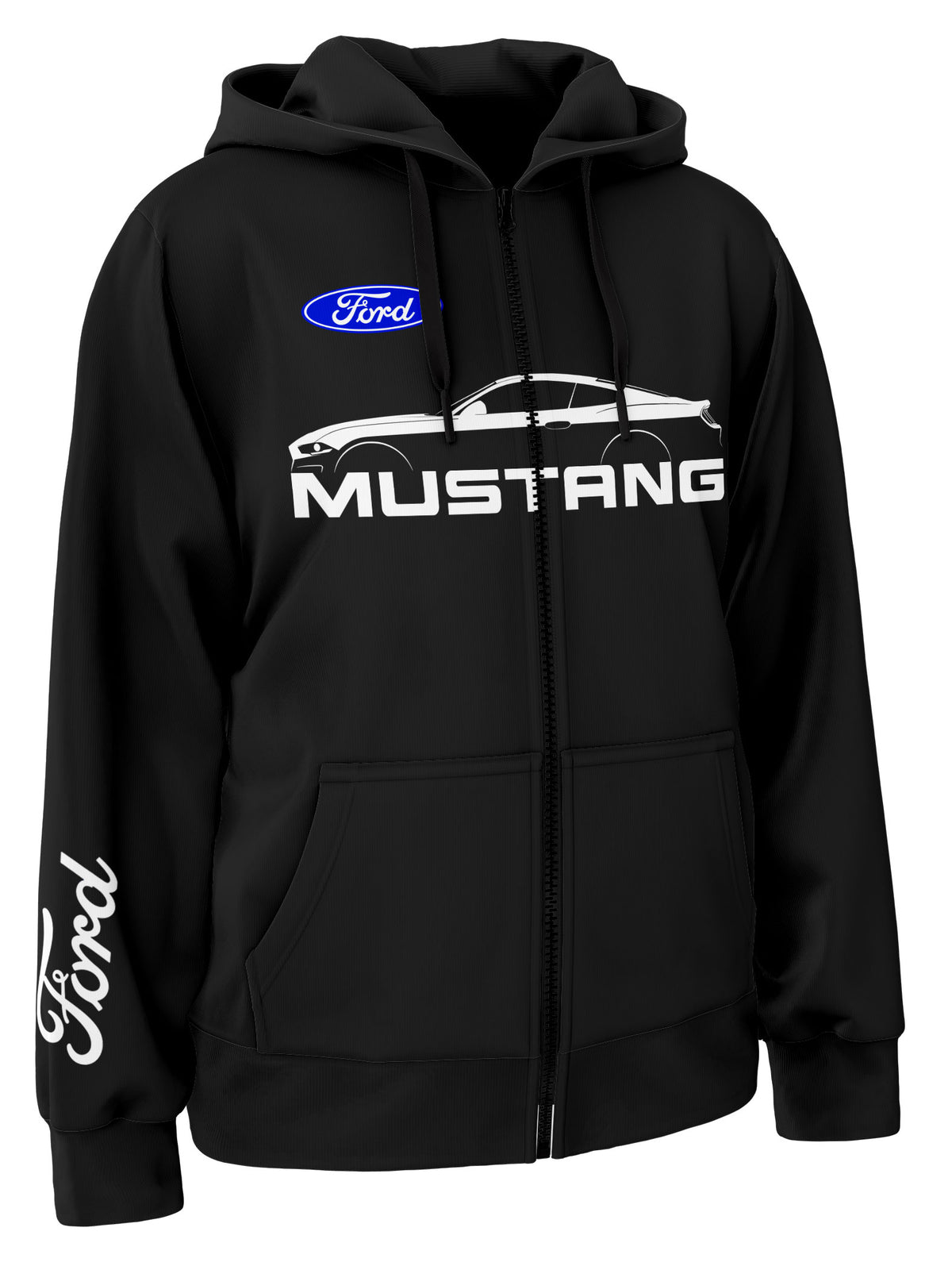 Ford Mustang Zipper Hoodie